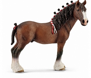 Фигурка - Жеребец Клайдсдейл (Schleich, 13808k)